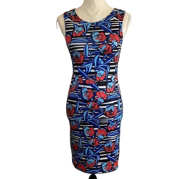 TOPSHOP | Flower Slice Sleeveless Dress | Size: 6 - Picture 1 of 6